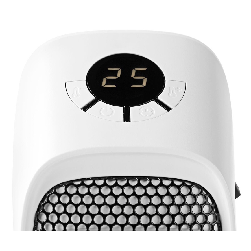 Stopcontact Verwarming met LCD Scherm en Thermostaat 400W/230V