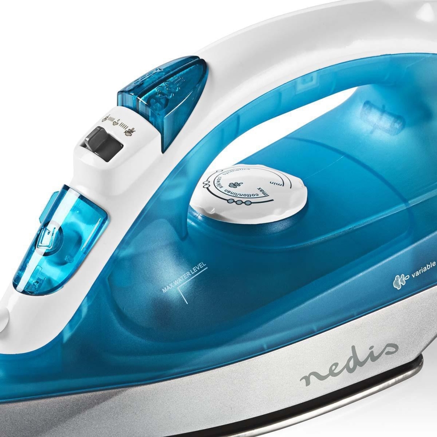 Stoom Strijkijzer 1200W/230V blauw/wit