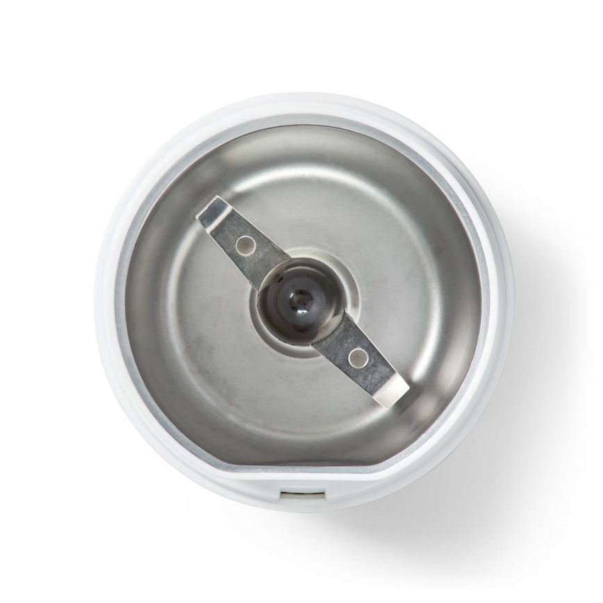 Elektrische koffiebonenmaler 70 g 150W/230V wit