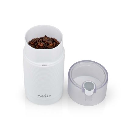 Elektrische koffiebonenmaler 70 g 150W/230V wit