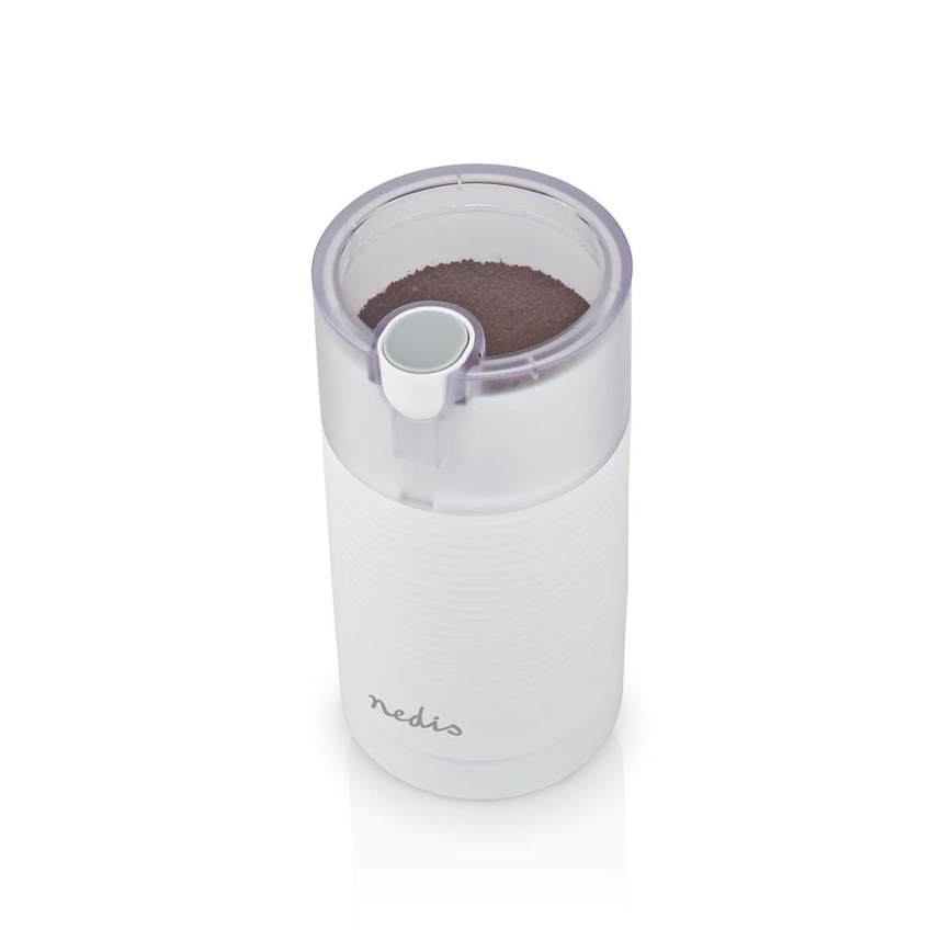Elektrische koffiebonenmaler 70 g 150W/230V wit