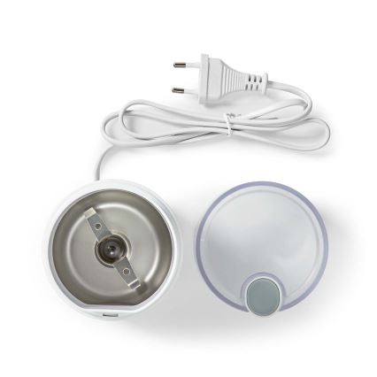 Elektrische koffiebonenmaler 70 g 150W/230V wit