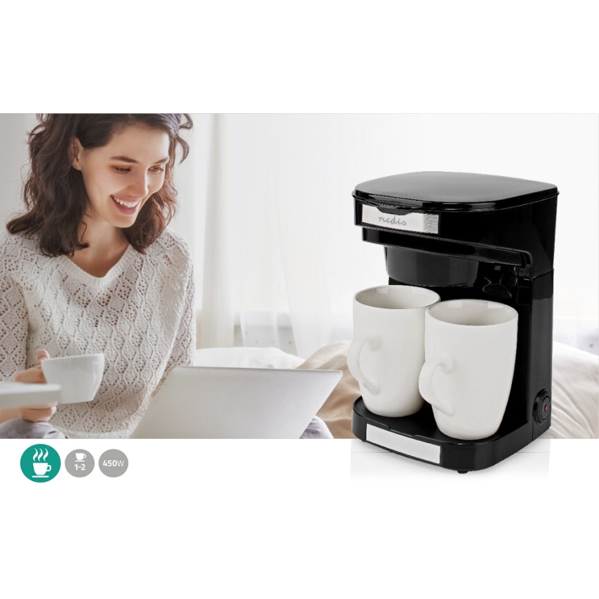 Koffiemachine voor 2 kopjes 450W/230V 0,25 l