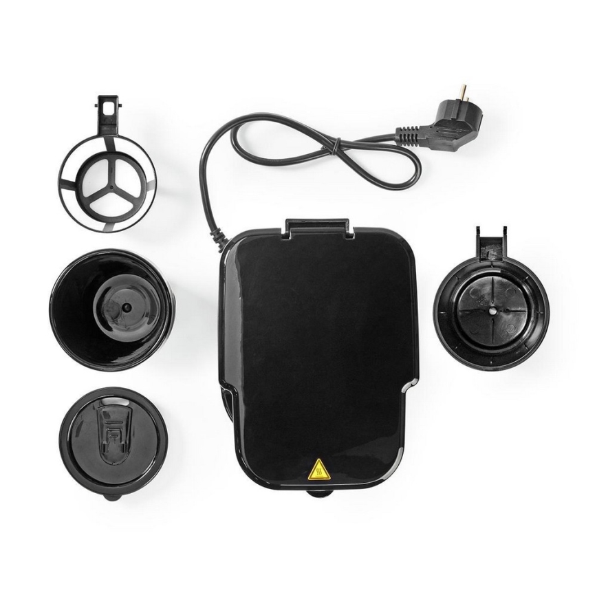 Koffiezetapparaat voor één kopje 0,42 L met timer en reisbeker