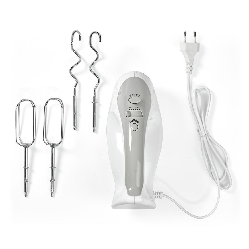 Nedis KAHM100CWT - Hand Mixer 200W/230V wit