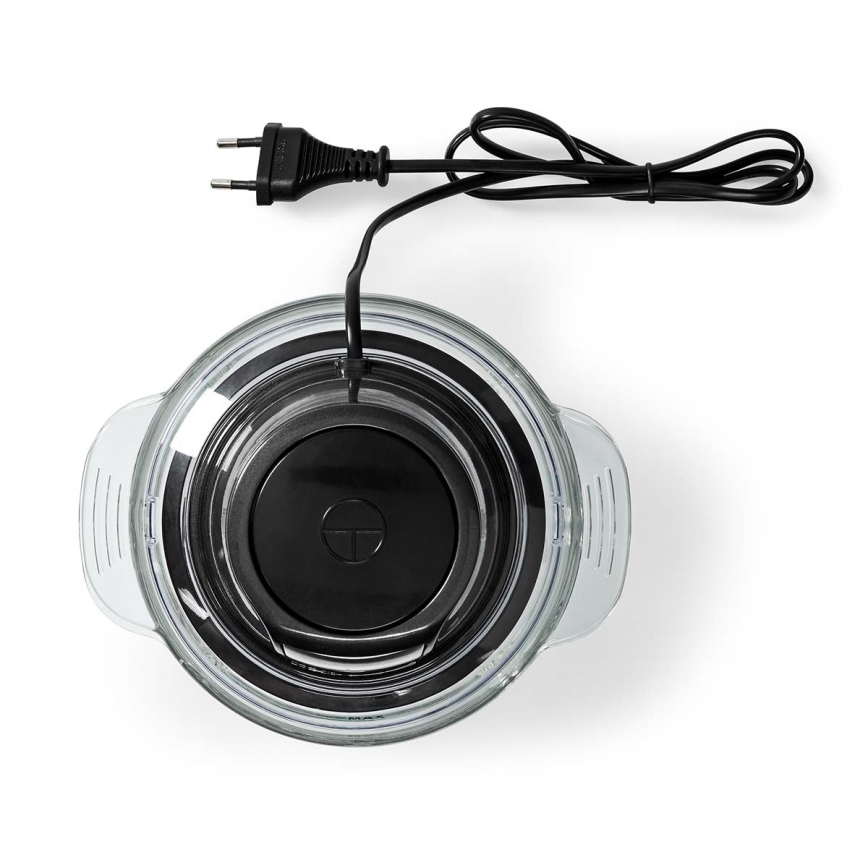 Nedis KAMC300CGY - Food chopper 500W/230V zwart/zilver