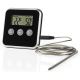 Meat thermometer with digital display and timer 0-250 °C 1xAAA