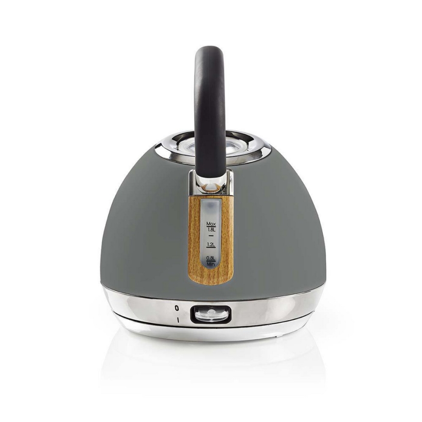 Waterkoker 1,8 l 1850-2200W/230V grijs