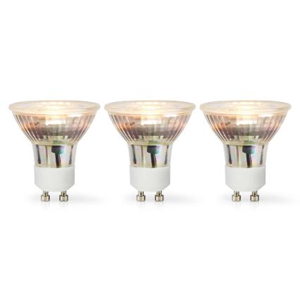 Set van 3 GU10 LED-lampen, 4,5 W / 230 V, 2700 K