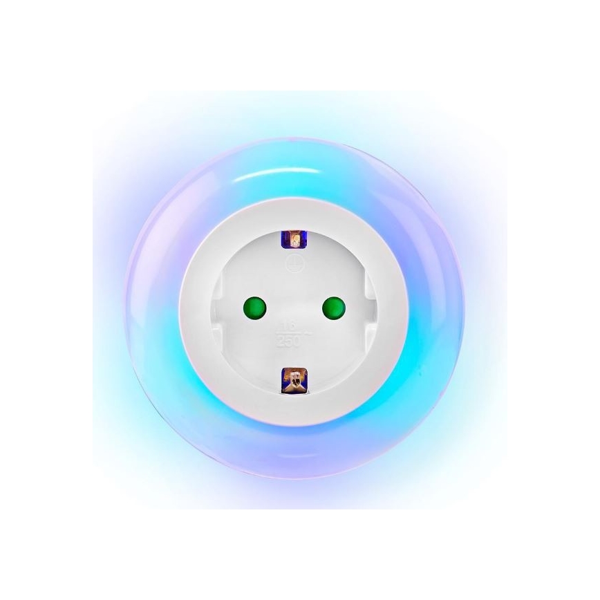 LED Nachtlamp met sensor LED/0,6W/230V