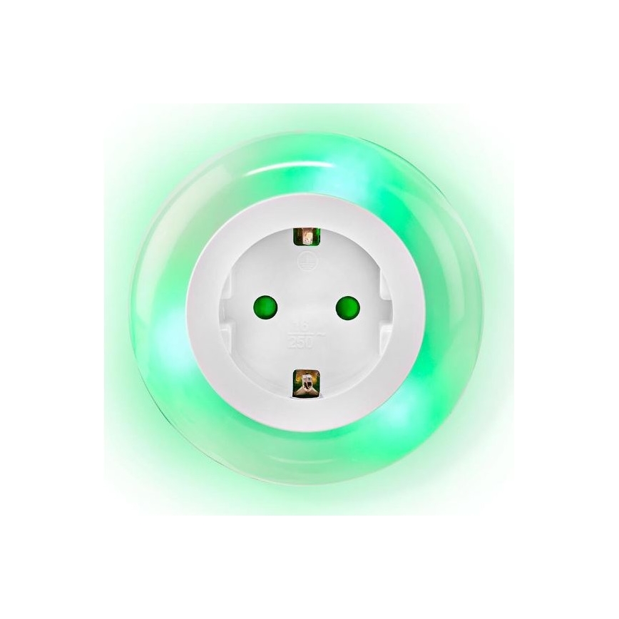 LED Nachtlamp met sensor LED/0,6W/230V