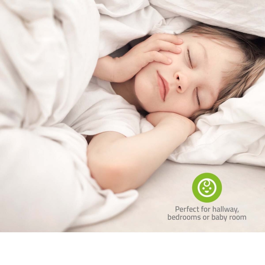 LED Oriëntatiefittinglamp met bewegings- en schemersensor LED/0,55W/230V wit