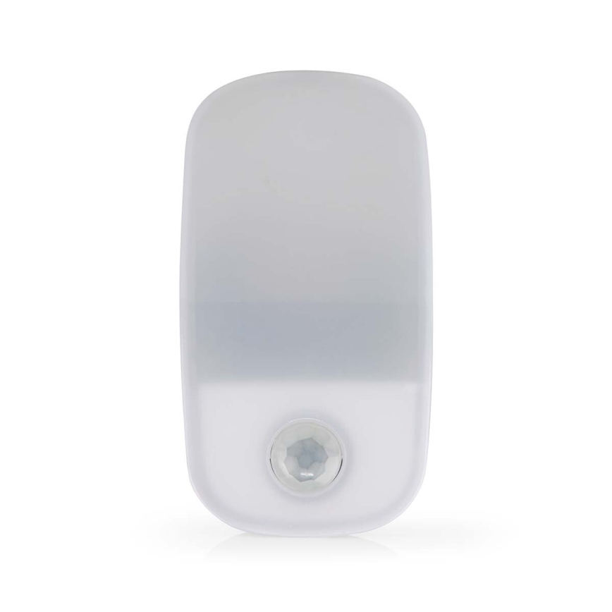 LED Oriëntatiefittinglamp met bewegings- en schemersensor LED/0,55W/230V wit