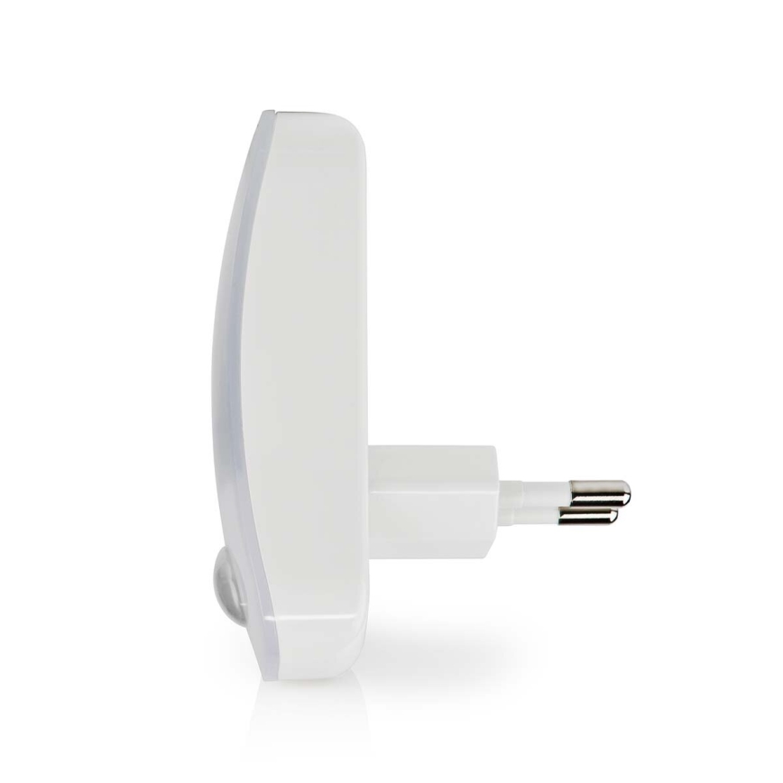 LED Oriëntatiefittinglamp met bewegings- en schemersensor LED/0,55W/230V wit