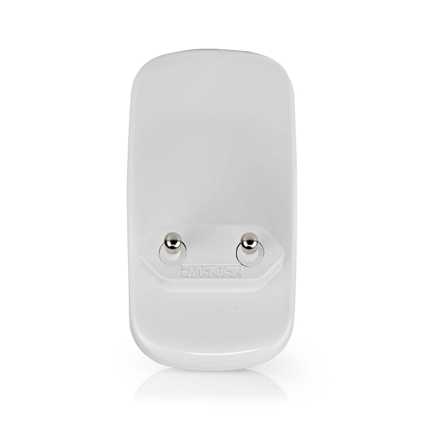 LED Oriëntatiefittinglamp met bewegings- en schemersensor LED/0,55W/230V wit