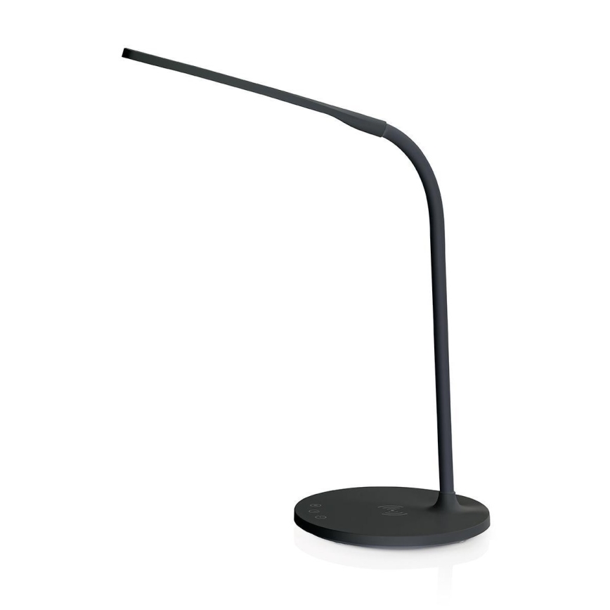 Dimbare LED Lamp met Draadloos opladen LED/10W/230V zwart