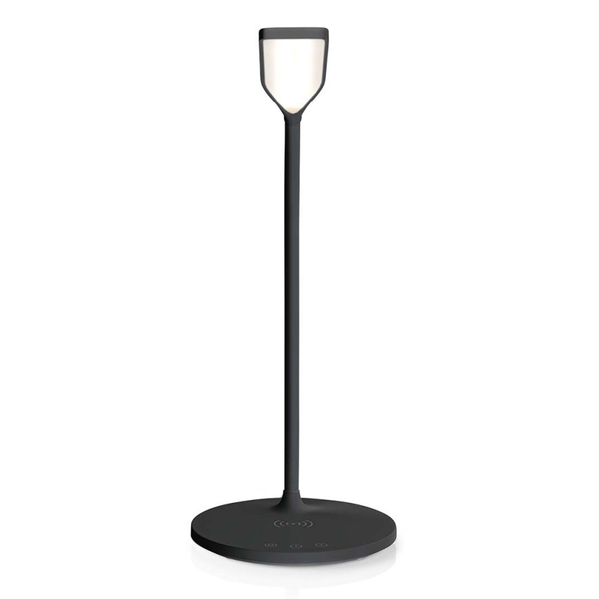 LED Dimbaar aanraken flexible tafellamp met 15W draadloos opladen Qi LED/5,5W/230V 2700-6500K zwart