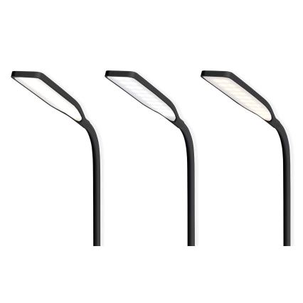 LED Dimbaar aanraken flexible tafellamp met 15W draadloos opladen Qi LED/5,5W/230V 2700-6500K zwart