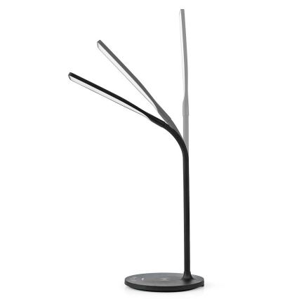 LED Dimbaar aanraken flexible tafellamp met 15W draadloos opladen Qi LED/5,5W/230V 2700-6500K zwart