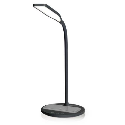 LED Dimbaar aanraken flexible tafellamp met 15W draadloos opladen Qi LED/5,5W/230V 2700-6500K zwart