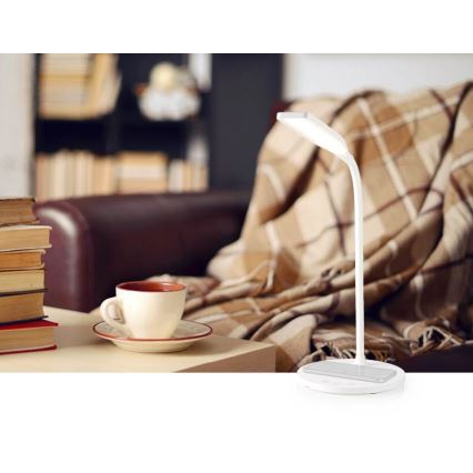LED Dimbaar aanraken flexible tafellamp met 15W draadloos opladen Qi LED/5,5W/230V 2700-6500K wit