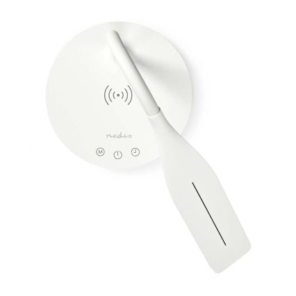 LED Dimbaar aanraken flexible tafellamp met 15W draadloos opladen Qi LED/5,5W/230V 2700-6500K wit