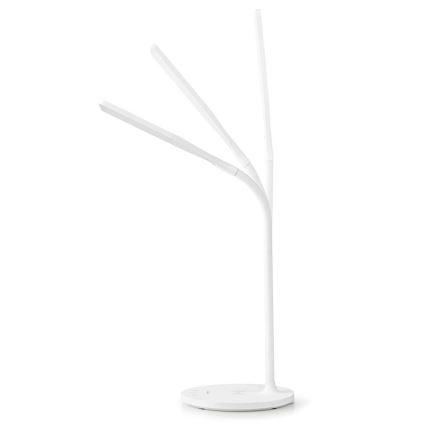 LED Dimbaar aanraken flexible tafellamp met 15W draadloos opladen Qi LED/5,5W/230V 2700-6500K wit