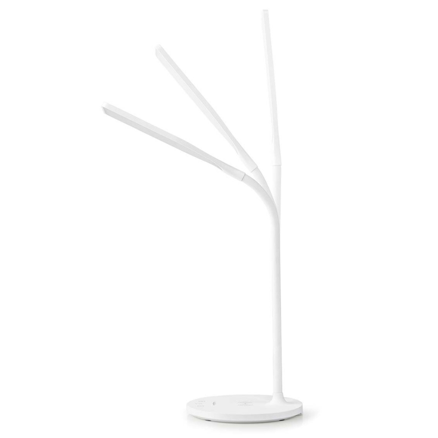 LED Dimbaar aanraken flexible tafellamp met 15W draadloos opladen Qi LED/5,5W/230V 2700-6500K wit