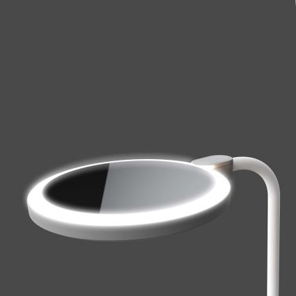 LED Dimbare oplaadbare touchlamp met spiegel LED/6W/1200 mAh 3000/4000/5700K CRI 90 wit