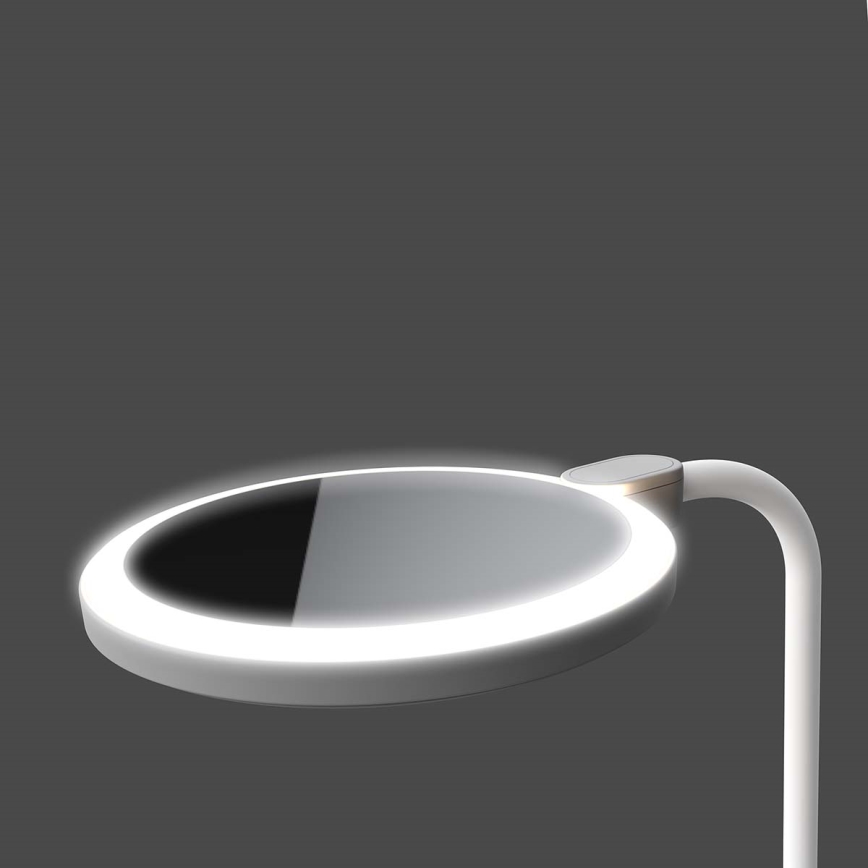 LED Dimbare oplaadbare touchlamp met spiegel LED/6W/1200 mAh 3000/4000/5700K CRI 90 wit