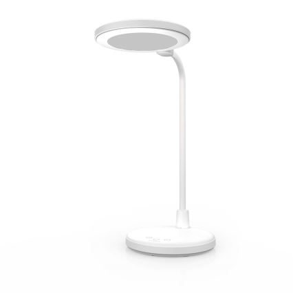 LED Dimbare oplaadbare touchlamp met spiegel LED/6W/1200 mAh 3000/4000/5700K CRI 90 wit