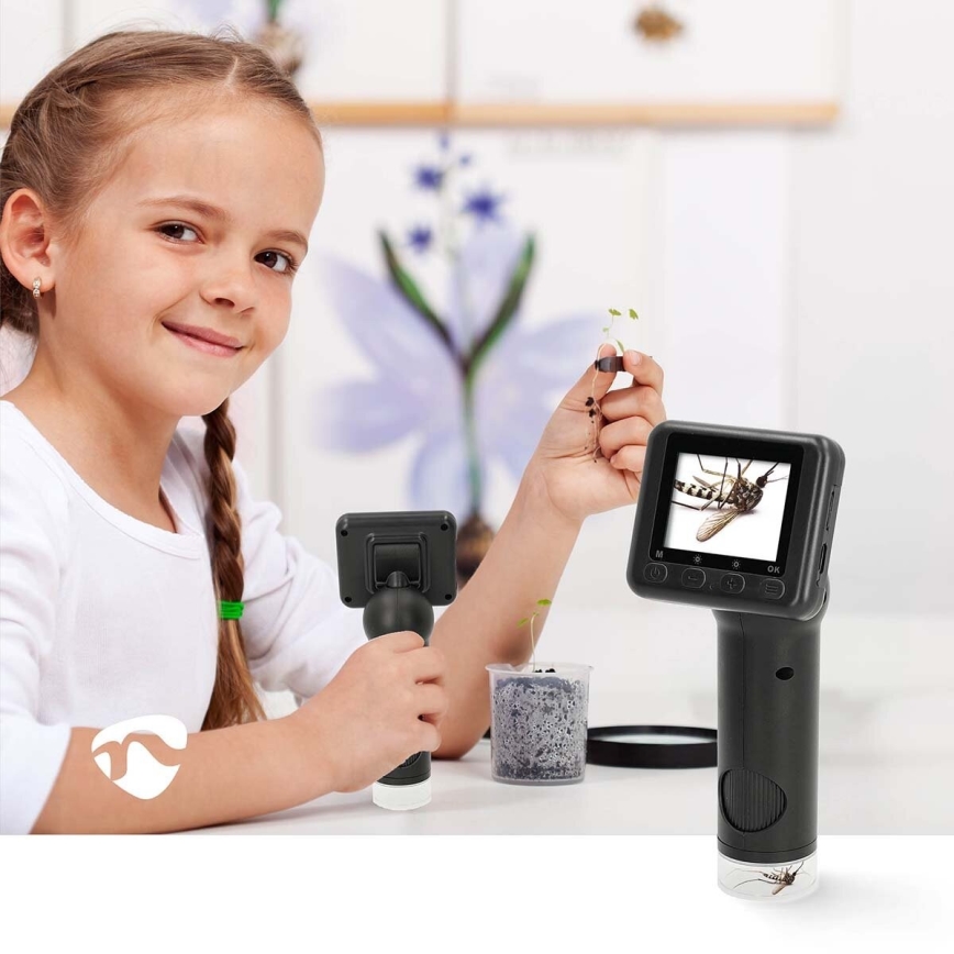 Microscopisch oplaadbaar digitaal camera 1080p 30fps 48MP 1000 mAh