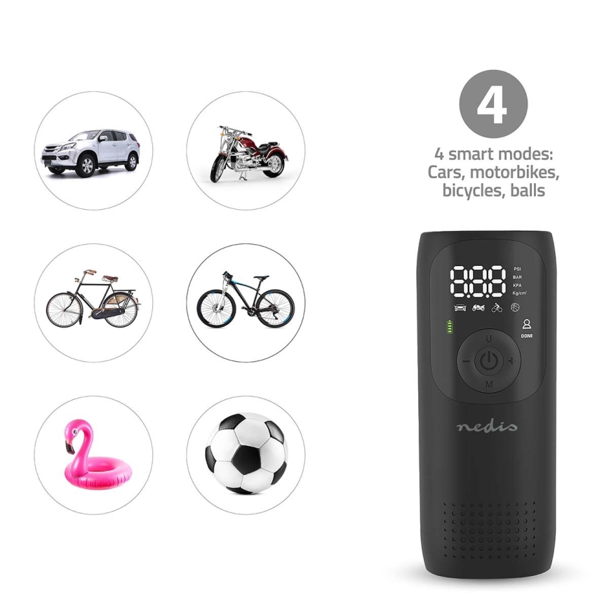 Digitale draagbare compressor 4000 mAh 5V
