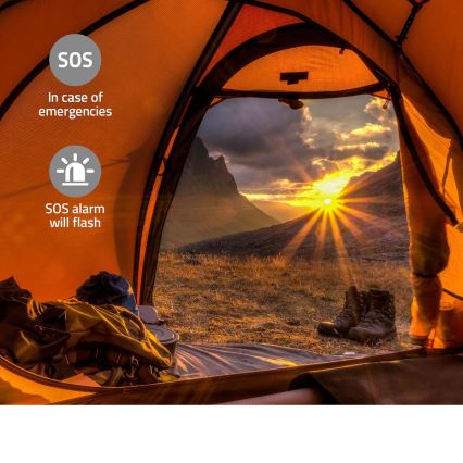 DAB+/FM-radio met handopwinding, zonnepaneel en LED-zaklamp 5V/2500 mAh groen/zwart