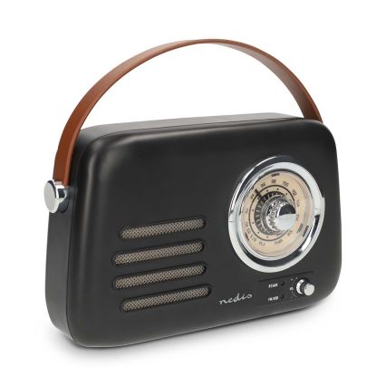 Retro FM-radio 3W/5V 1500 mAh