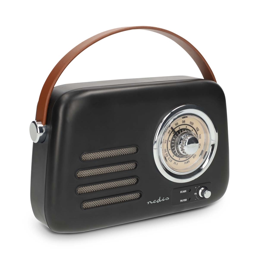 Retro FM-radio 3W/5V 1500 mAh