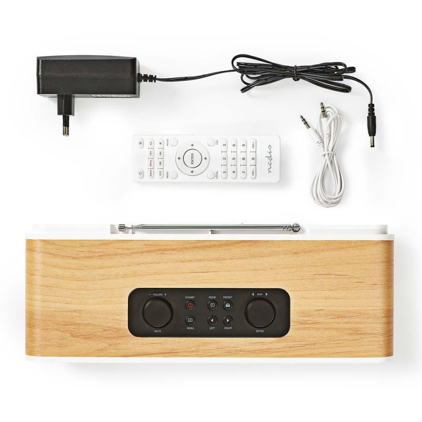 Multifunctionele Internet Radio 34W/230V DAB+ FM Wifi Bluetooth USB + afstandsbediening