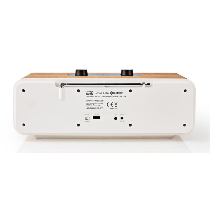 Multifunctionele Internet Radio 34W/230V DAB+ FM Wifi Bluetooth USB + afstandsbediening