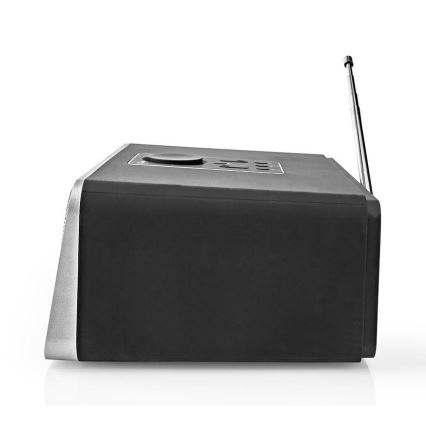 Nedis RDIN5005BK- Multifunctionele internetradio 42W / 230V Wi-Fi Bluetooth USB + RC