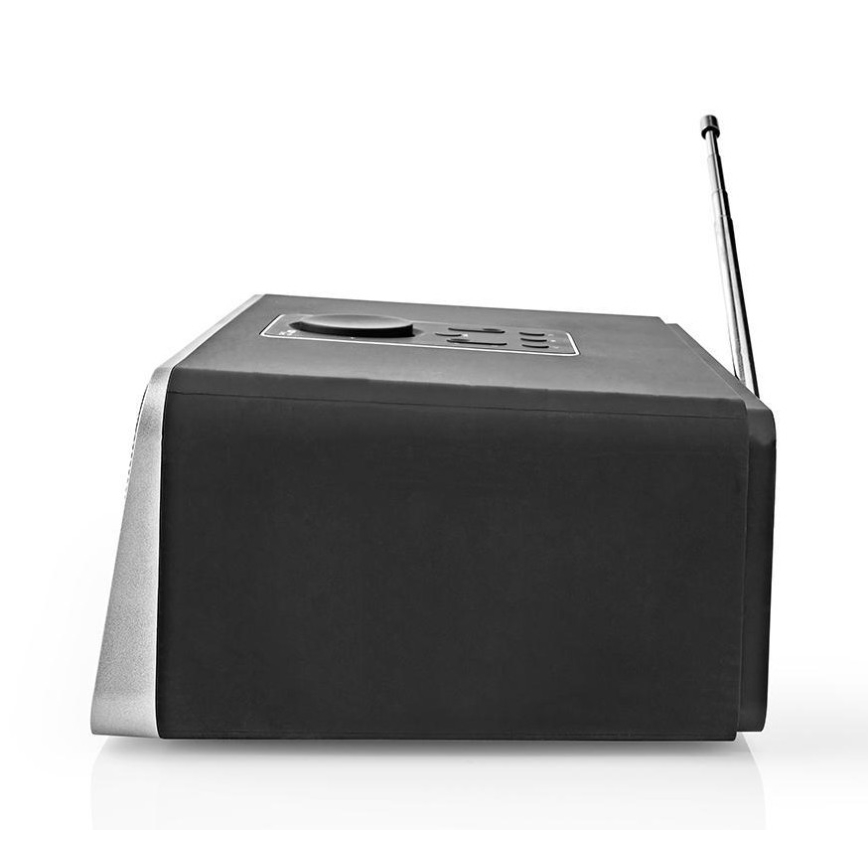 Nedis RDIN5005BK- Multifunctionele internetradio 42W / 230V Wi-Fi Bluetooth USB + RC