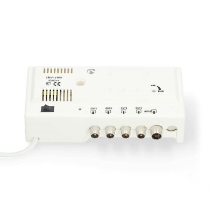 4-bands antenneversterker 230V