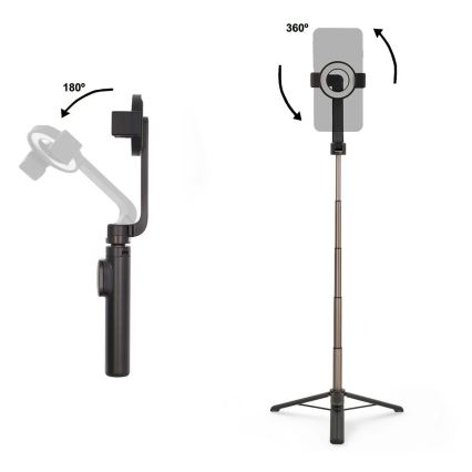 Magnetische opvouwbare selfie-stick 2-in-1 met statief + afstandsbediening