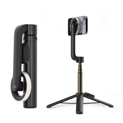 Magnetische opvouwbare selfiestick 2in1 met een standaard + afstandsbediening