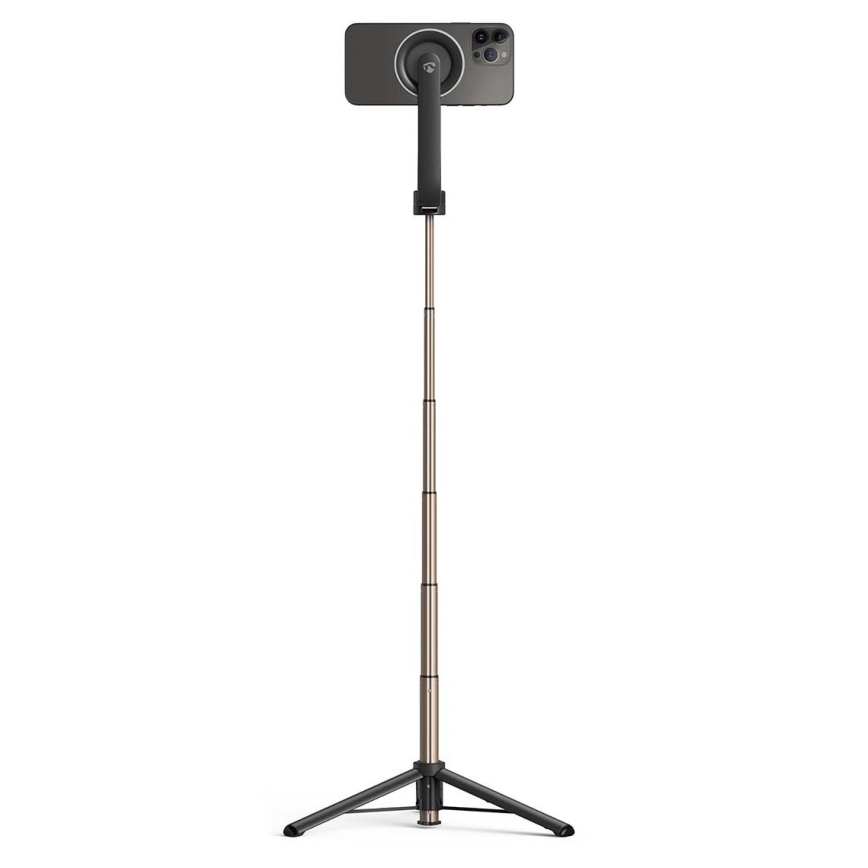Magnetische opvouwbare selfiestick 2in1 met een standaard + afstandsbediening