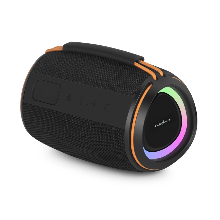 LED oplaadbare luidspreker 40 W / 1200 mAh IPX4 zwart