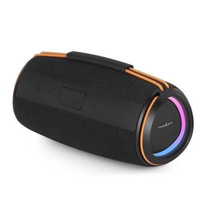 LED-oplaadbare draagbare speaker 60W/2000 mAh IPX4 zwart