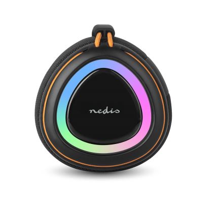 LED-oplaadbare draagbare speaker 60W/2000 mAh IPX4 zwart