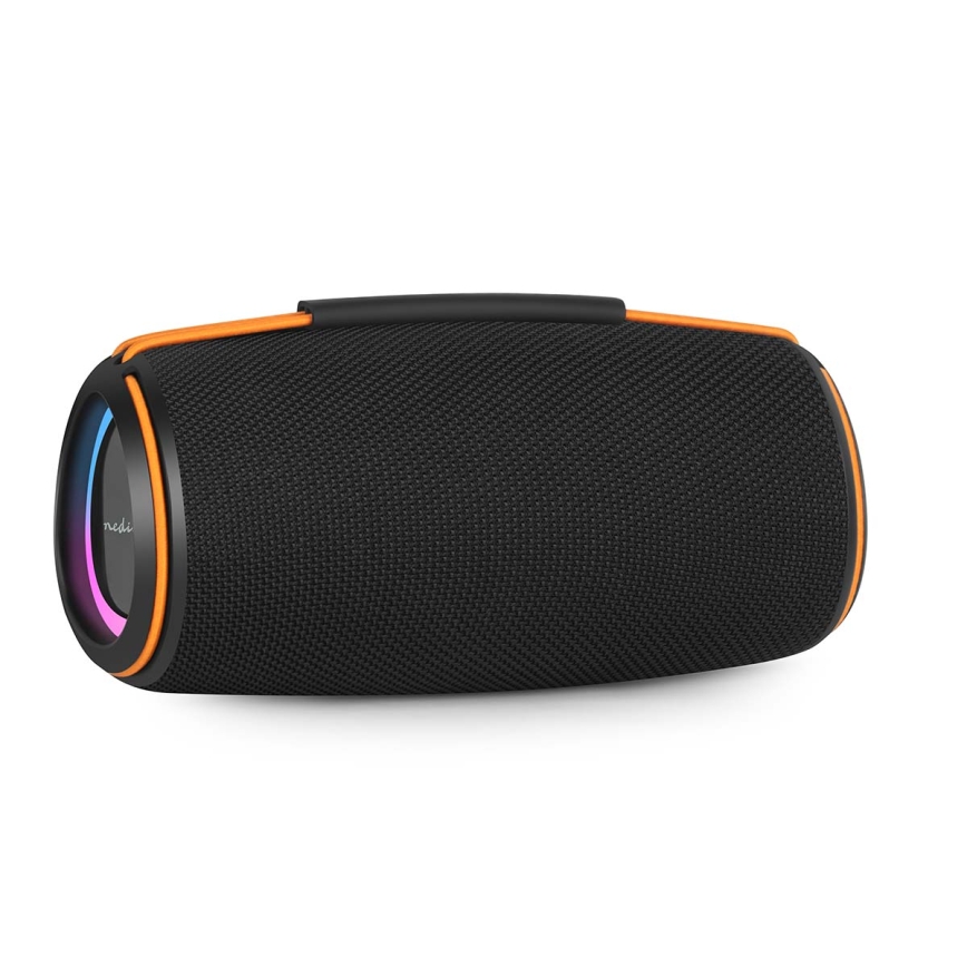 LED-oplaadbare draagbare speaker 60W/2000 mAh IPX4 zwart