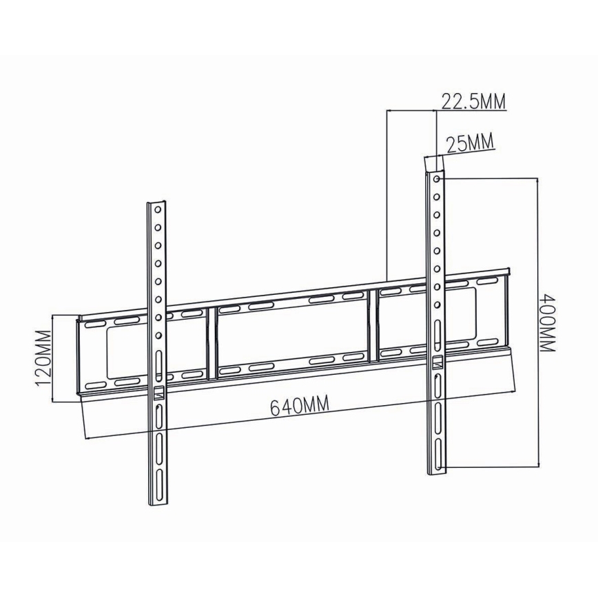 Wand TV houder 37-70” max. 35 kg