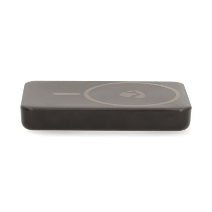 Magnetische 2-in-1 Powerbank met MagSafe draadloos opladen 5000 mAh zwart